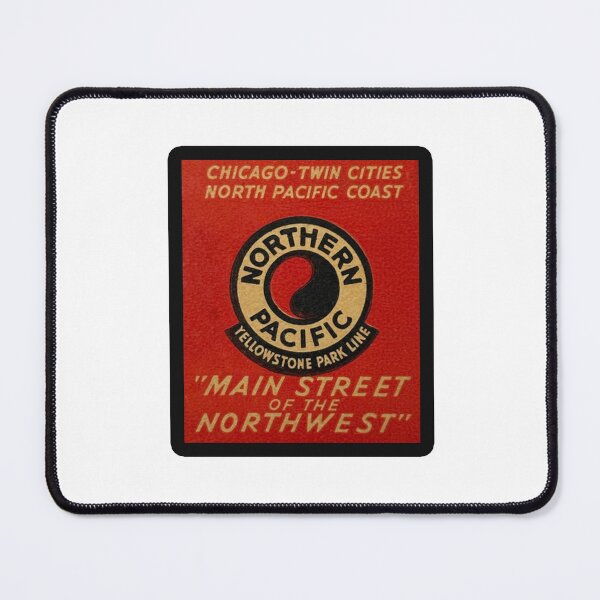 Item preview, Vintage Northern Pacific Railroad - Main Street Of The Northwest designed and sold by QuayTradingCo.