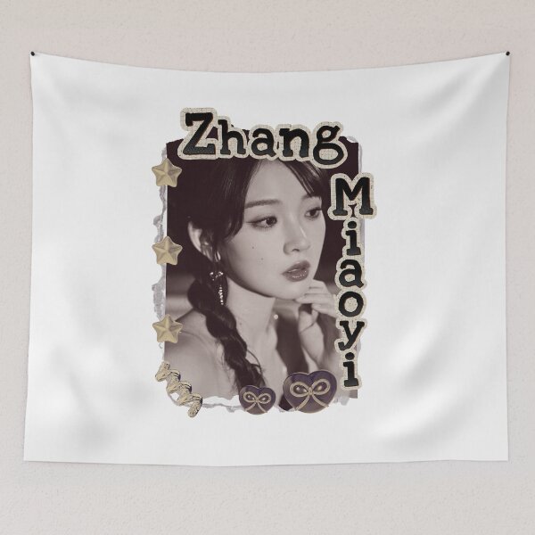 Item preview, Zhang Miaoyi (张淼怡) Chinese Actress Art Chinese Celebrity Illustration Scrapbook Collage Cozy Y2K Vintage Design designed and sold by HELL0WBELLO.