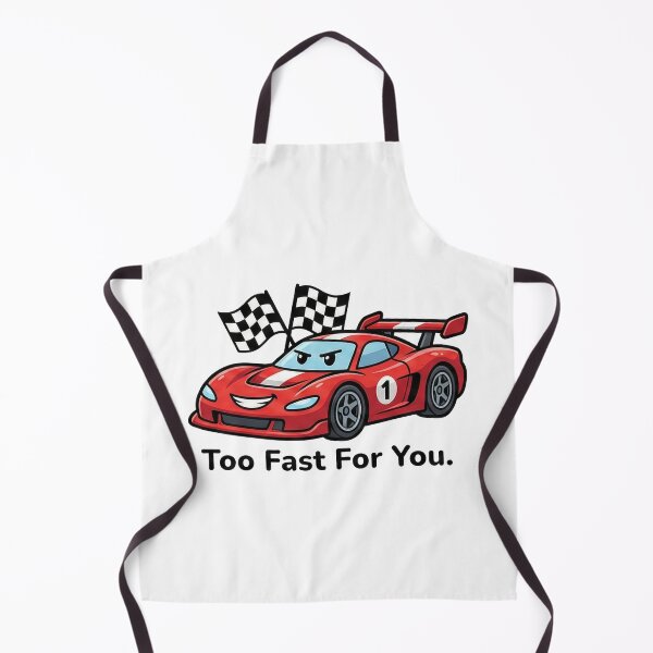 Item preview, Too Fast For You Cartoon Race Car designed and sold by k3rstman1.