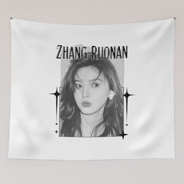 Item preview, Zhang Ruonan (张榕容)Chinese Actress Art Chinese Celebrity IllustrationScrapbook Collage Cozy Y2K Vintage Design designed and sold by HELL0WBELLO.