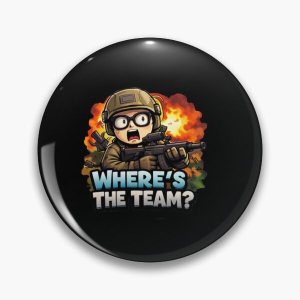 Artikelvorschau, Wo ist das Team? Lustiger FPS-Spieler entworfen und verkauft von Al-Ziyyel Studio✨.