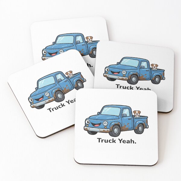 Item preview, Cute Rusty Blue Pickup Truck Dog Truck Yeah designed and sold by k3rstman1.