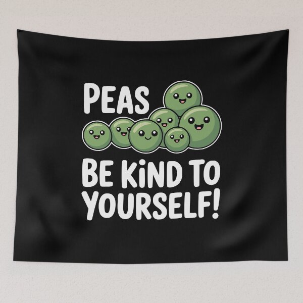 Item preview, Peas Be Kind to Yourself! Funny Pea Pun designed and sold by PMCreative.