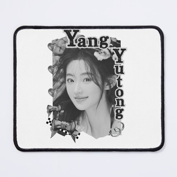 Item preview, Yang Yutong (杨雨桐) Chinese Actress Art Chinese Celebrity Illustration Black and White Collage Digital Art Portrait designed and sold by AJUNICE STUDIO.