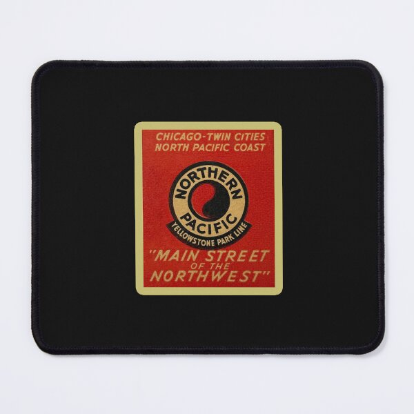 Item preview, Vintage Northern Pacific Railway - Main Street Of The Northwest designed and sold by QuayTradingCo.