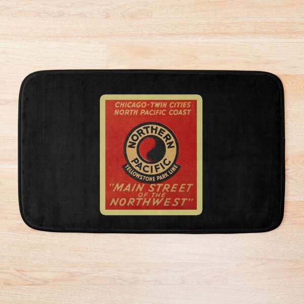 Item preview, Vintage Northern Pacific Railway - Main Street Of The Northwest designed and sold by QuayTradingCo.