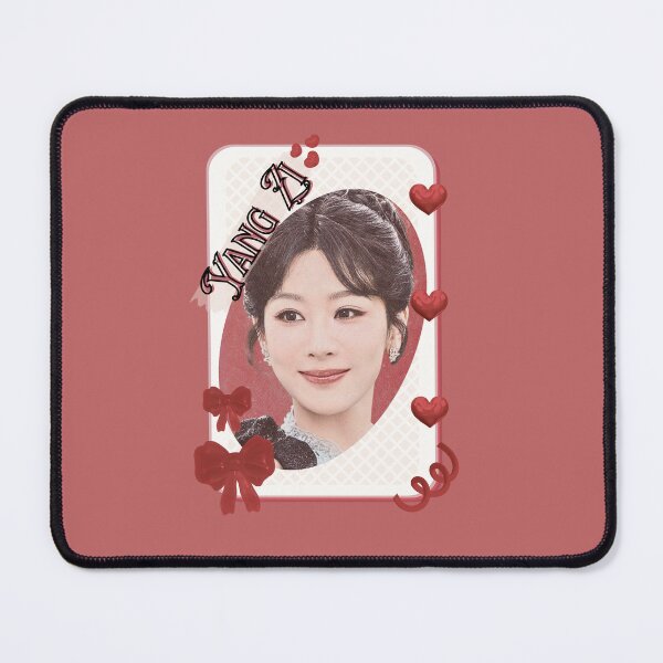 Item preview, Yang Zi (杨紫) Portrait Chinese Actress Art Chinese Celebrity Illustration portrait illustration Red Aesthetic Collage Design designed and sold by AJUNICE STUDIO.