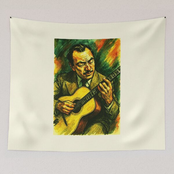 Item preview, Django Reinhardt - Minor swing designed and sold by Sarcastic designs.