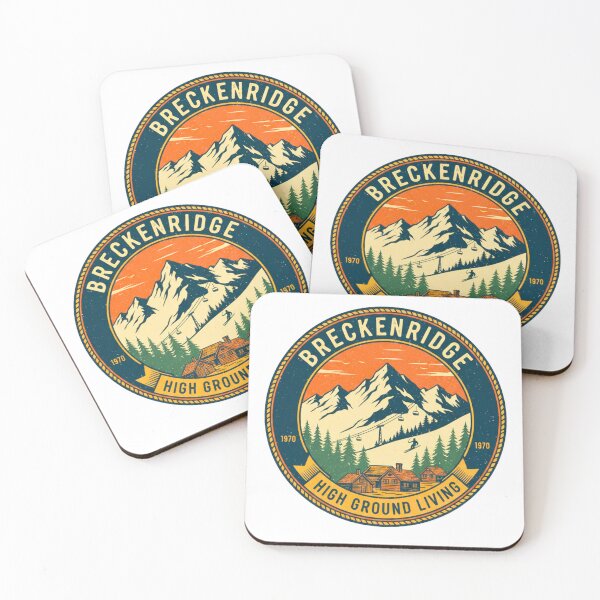Item preview, Breckenridge High Ground Living | Colorado Ski Town Mountain Life Apparel designed and sold by FitEnvy.