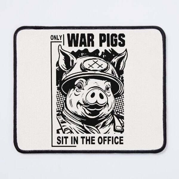 Item preview, Office War Pigs; designed and sold by StickerApe.