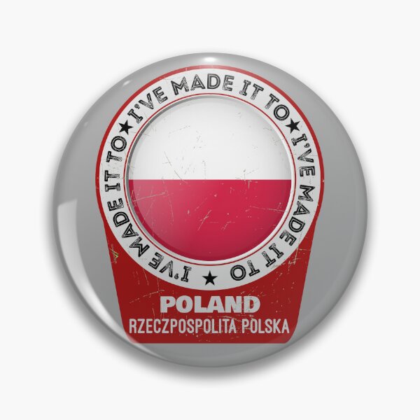 Item preview, I've Made It To POLAND Polska Flag Sticker T-Shirt 01 designed and sold by OuterShellUK.