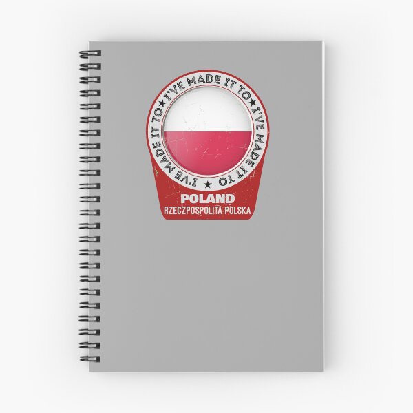 Item preview, I've Made It To POLAND Polska Flag Sticker T-Shirt 01 designed and sold by OuterShellUK.