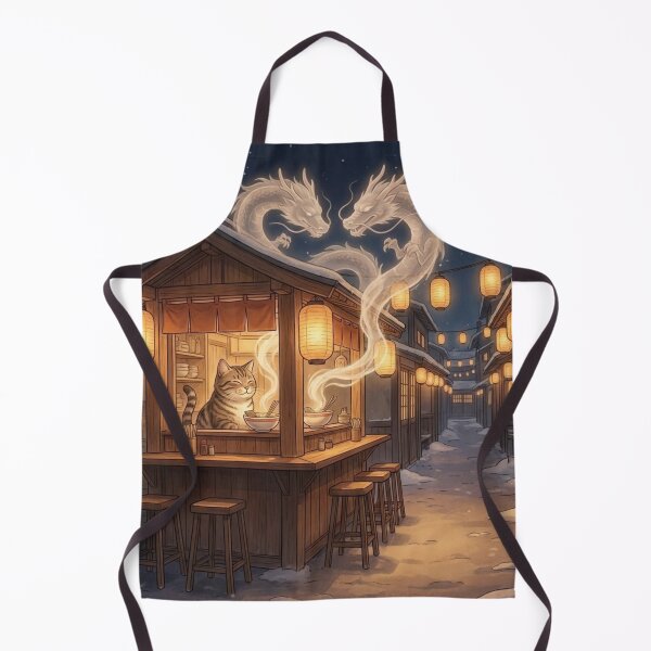 Item preview, Cozy Night Market Ramen Cat – Golden Dragon Steam designed and sold by KaryaVisionSTR.