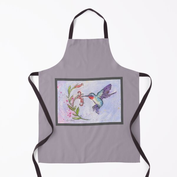 Item preview, Winsome Hummingbird - watercolor illustration designed and sold by Annie Mason Art.