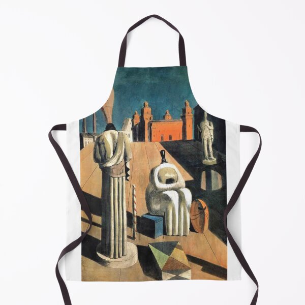 Item preview, The Disquieting Muses (1916–1918) – Giorgio de Chirico | Metaphysical Mannequin Surreal Painting designed and sold by Art Outlaws.
