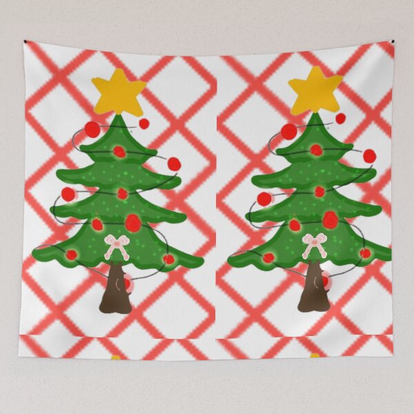 Item preview, Hand Drawn Christmas Tree Pattern | Festive Holiday Art Design designed and sold by HopeAndHustle.