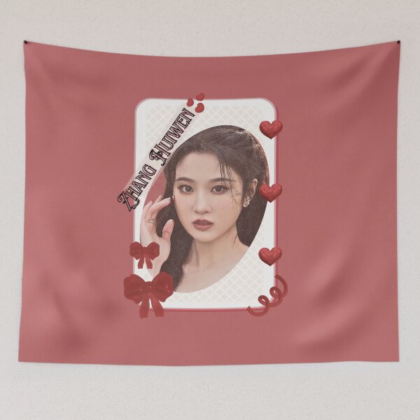 Item preview, Zhang Huiwen (张慧雯) Portrait Chinese Actress Art Chinese Celebrity Illustration portrait illustration Red Aesthetic Collage Design designed and sold by AJUNICE STUDIO.