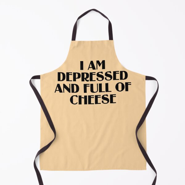 Item preview, I Am Depressed And Full Of Cheese designed and sold by chaoticwhims.
