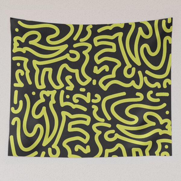 Item preview, Fluorescent green - Bogolan designed and sold by Wolagno.