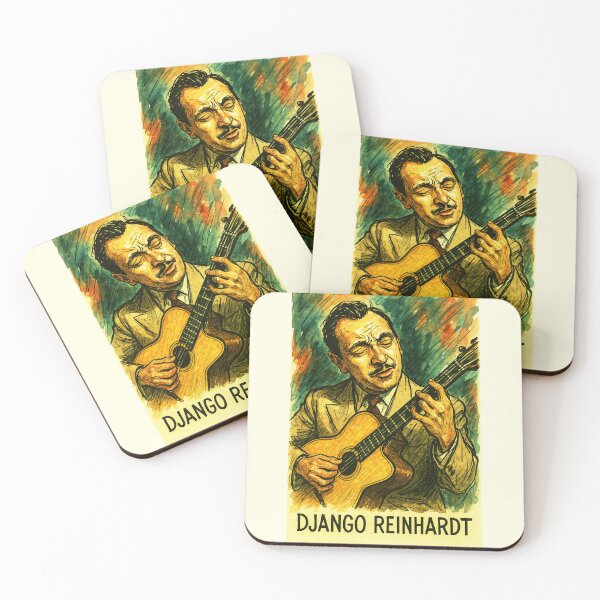 Item preview, Django Reinhardt designed and sold by Sarcastic designs.