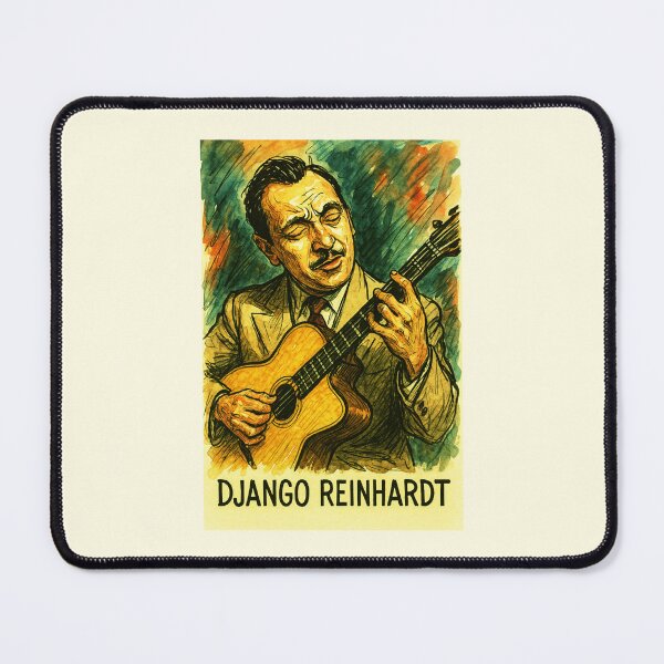 Item preview, Django Reinhardt designed and sold by Sarcastic designs.
