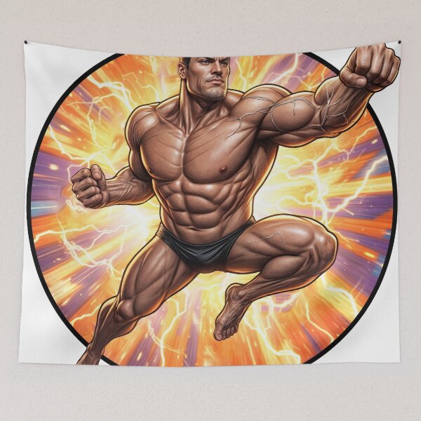 Item preview, Power Surge: Superhuman Strength in Motion designed and sold by ForeverPrintsOK.