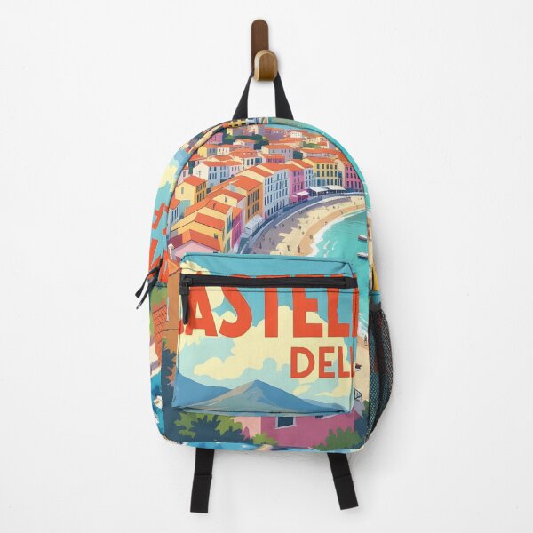 Item preview, Castellammare del Golfo, Sicilia, Italia: Póster de viaje pictórico de estilo vintage designed and sold by LSVart.