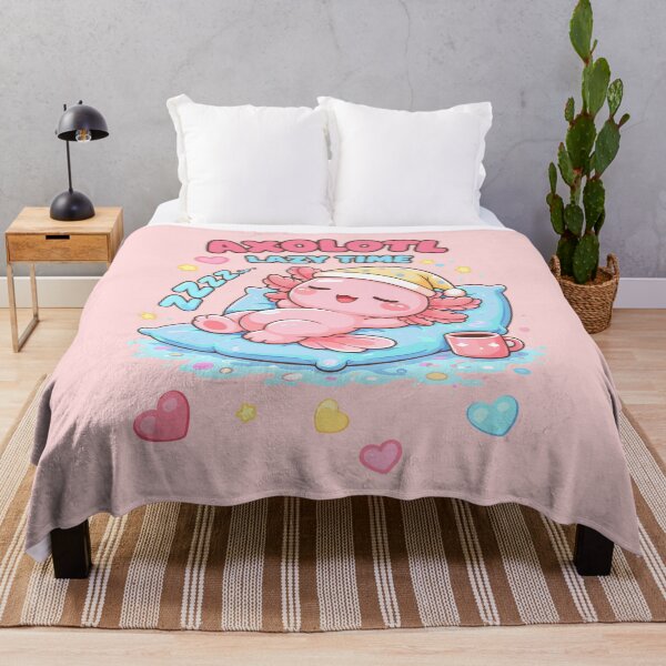 Item preview, Copy of Cute Lazy Axolotl in Kawaii Funny Style designed and sold by Sitchko.