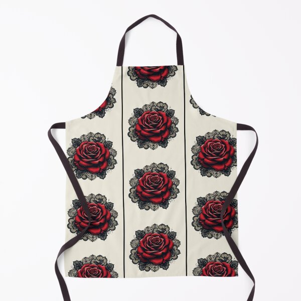 Item preview, Drawing of Vibrant Red Rose Mandala Art designed and sold by NivyasArtistry.