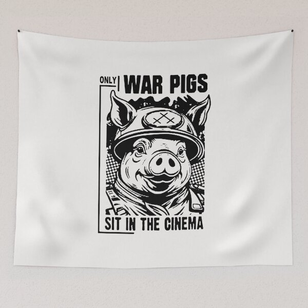 Item preview, Cinema War Pigs;  designed and sold by StickerApe.