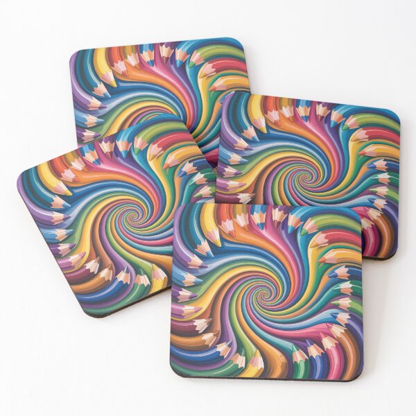 Item preview, А hypnotic composition of various colored pencils. designed and sold by Lilashakti ⭐️ ⭐️ ⭐️ ⭐️ ⭐️.