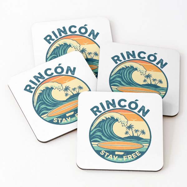 Item preview, Rincón Puerto Rico Surf 'Stay Free' Tee | Island Lover Gift | Tropical Beach Vibes designed and sold by FitEnvy.