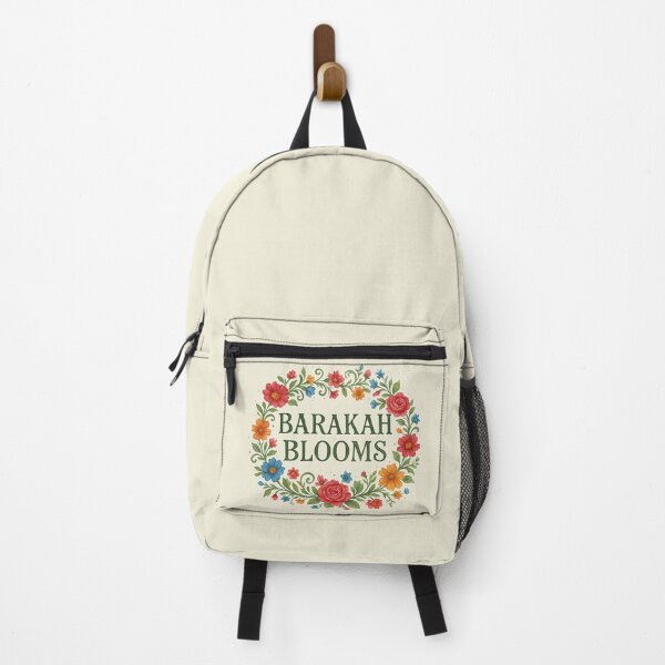 Item preview, Barakah Blooms - Colorful Floral Wreath Botanical Blessings Art designed and sold by D-Islamic.
