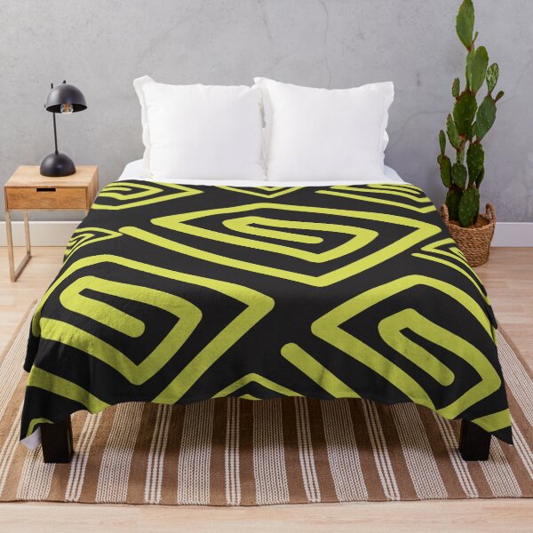 Item preview, Fluorescent green - Bogolan designed and sold by Wolagno.