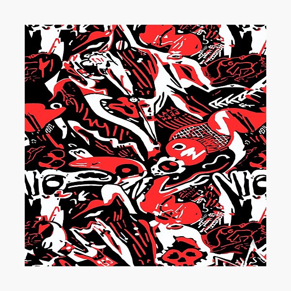 Item preview, Chaotic Urban Abstract Pattern for Phone Case – Streetwear Aesthetic Design designed and sold by mari0n980.