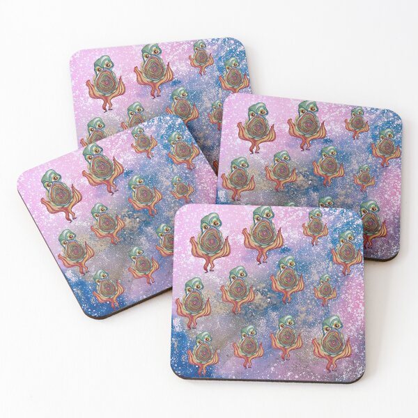 Item preview, Cosmic Rainbow Entities – Psychedelic Alien Pattern designed and sold by SandyZatta.
