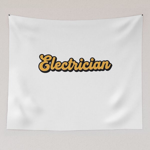 Item preview, Electrician Retro Sticker designed and sold by k3rstman1.