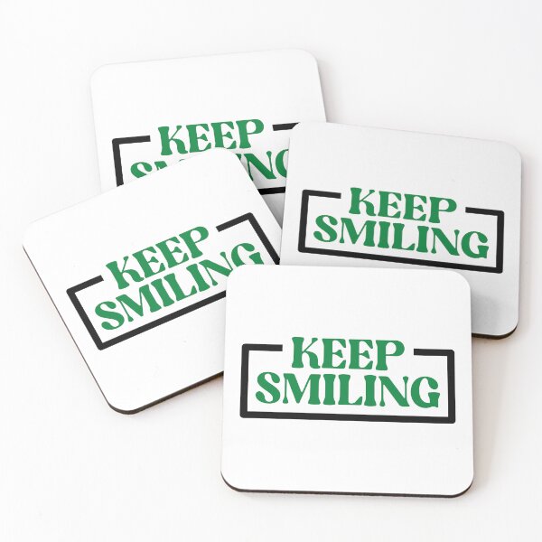Item preview, Keep Smiling – Minimalist Positive Quote Typography Design designed and sold by Toph & Mea Shop.