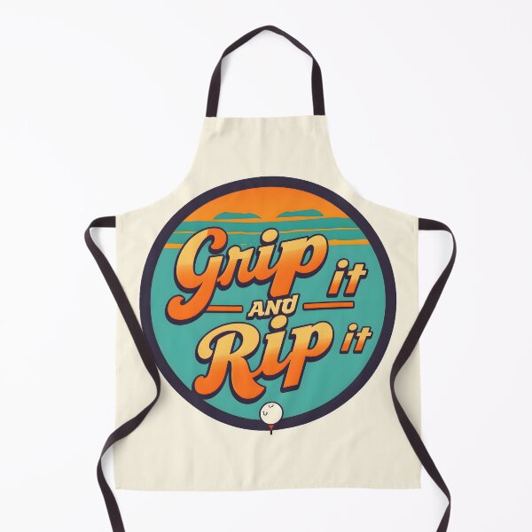 Item preview, Grip it Rip it – Retro Golf Motivation designed and sold by MKV Design.