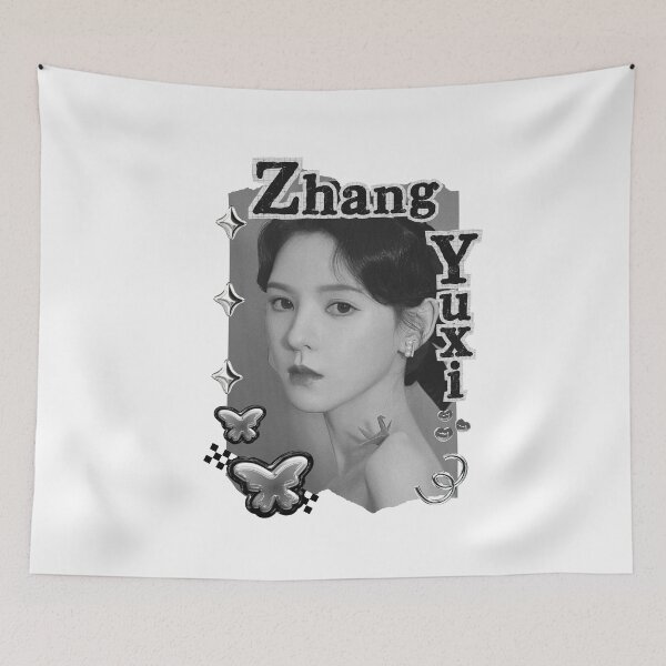 Item preview, Zhang Yuxi (张予曦) Chinese Actress Art Chinese Celebrity Illustration Black and White Collage Digital Art Portrait designed and sold by AJUNICE STUDIO.