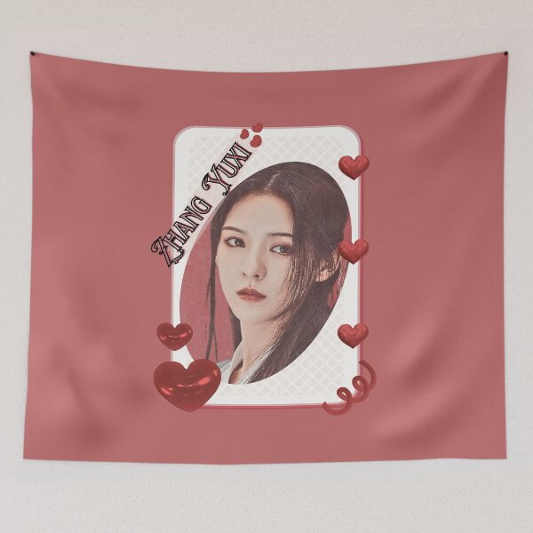 Item preview, Zhang Yuxi (张予曦) Portrait Chinese Actress Art Chinese Celebrity Illustration portrait illustration Red Aesthetic Collage Design designed and sold by AJUNICE STUDIO.