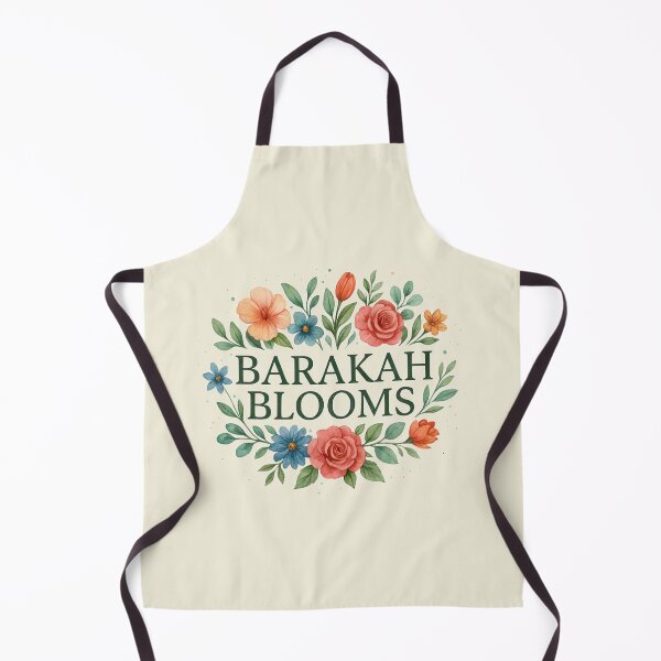 Item preview, Barakah Blooms - Classic Watercolor Floral Wreath Logo designed and sold by D-Islamic.