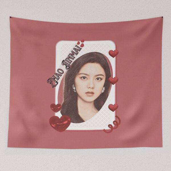 Item preview, Zhao Jinmai (赵今麦)Portrait Chinese Actress Art Chinese Celebrity Illustration portrait illustration Red Aesthetic Collage Design designed and sold by AJUNICE STUDIO.