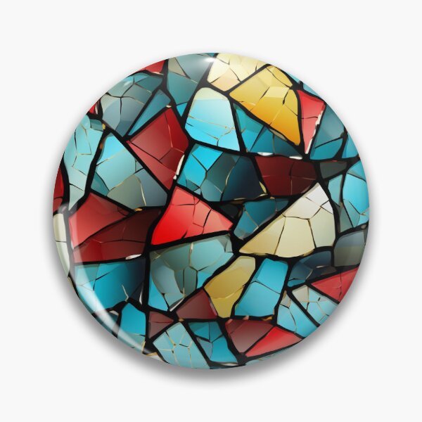 Item preview, Geometric design, colorful lines, curves, surfaces, ornaments, glass shards designed and sold by G-M-Designs.