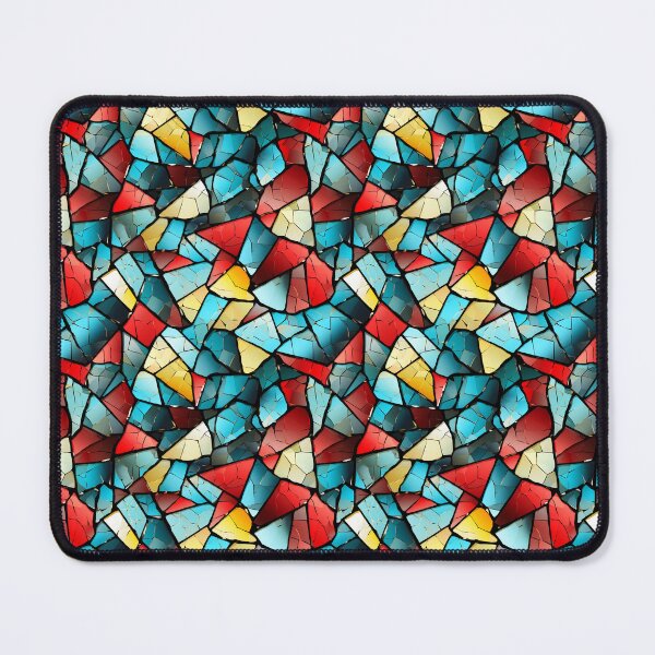 Item preview, Geometric design, colorful lines, curves, surfaces, ornaments, glass shards designed and sold by G-M-Designs.