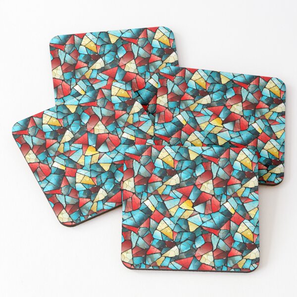 Item preview, Geometric design, colorful lines, curves, surfaces, ornaments, glass shards designed and sold by G-M-Designs.