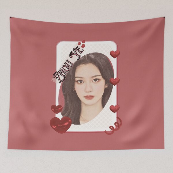 Item preview, Zhou Ye (周也) Portrait Chinese Actress Art Chinese Celebrity Illustration portrait illustration Red Aesthetic Collage Design designed and sold by AJUNICE STUDIO.