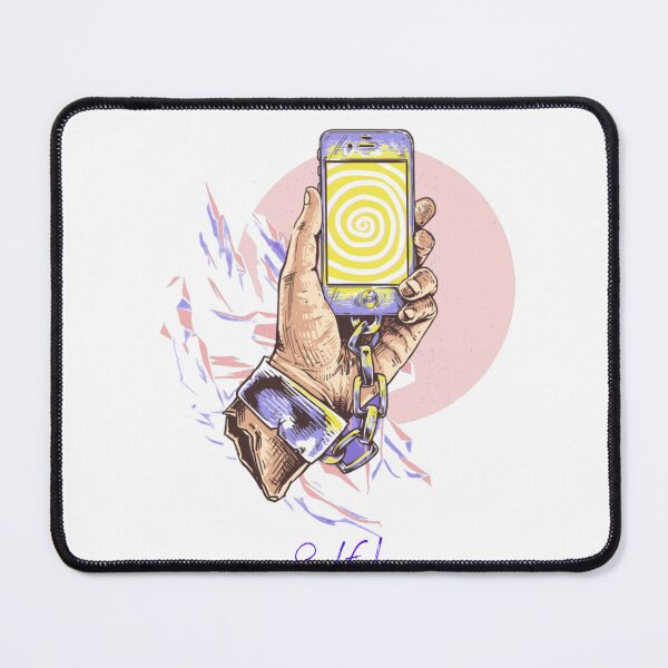 Item preview, Selfish Society – Trapped by Smartphones Illustration, Smartphone Addiction – Selfish Modern Life Illustration, Selfish Generation – Phone Control Concept Artwork designed and sold by GDbanners.