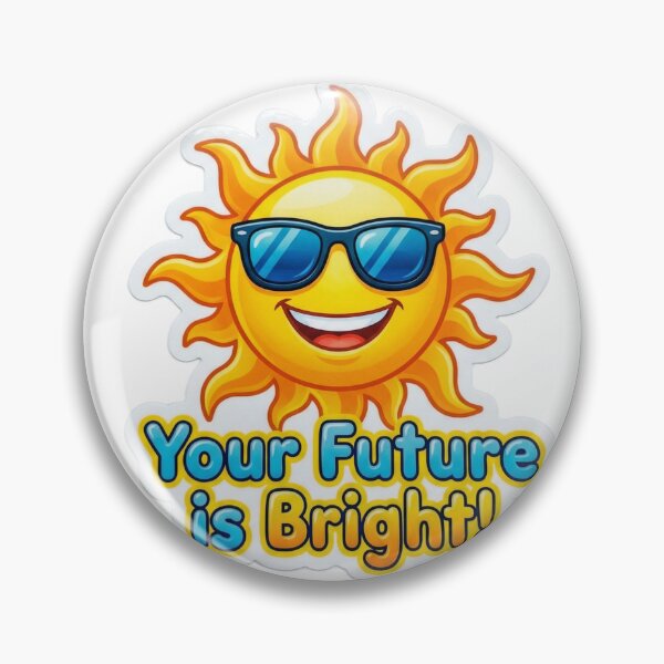 Item preview, Your Future is Bright! - Happy Sun with Sunglasses designed and sold by Everyday Epics.