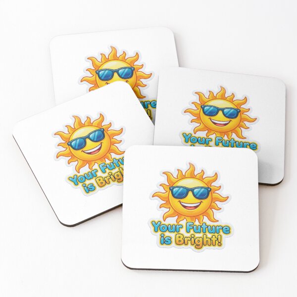 Item preview, Your Future is Bright! - Happy Sun with Sunglasses designed and sold by Everyday Epics.